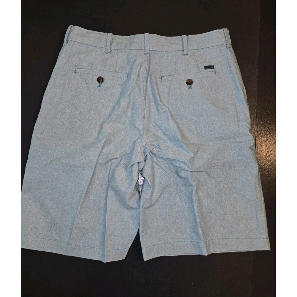 Izod Shorts Mens 32 Seafoam green chino straight regular EUC - Picture 2 of 7